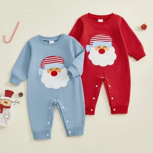 Infant Toddler Christmas Long Sleeve Jumpsuit