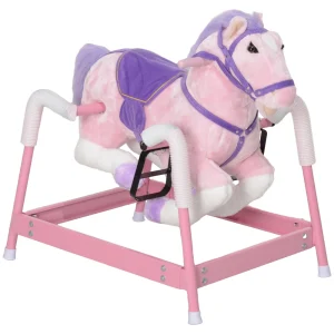 Plush rocking Horse with Sounds for Kids 3-8 years
