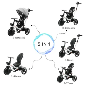 Baby Stroller, Tricycle Ride Bike , with canopy